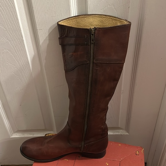NWOT, Frye, molly Redwood, tall (over knee) riding boots, size 10B 347611-RDX - Picture 2 of 9